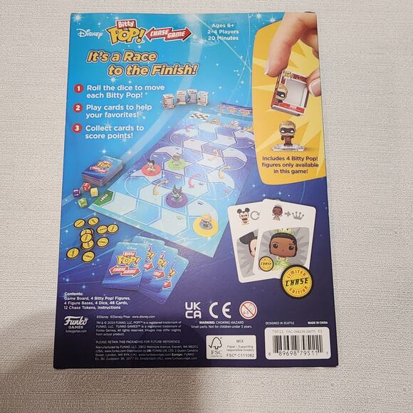 Disney bitty pop chase game with 4 unique bitty pop - Picture 4 of 6